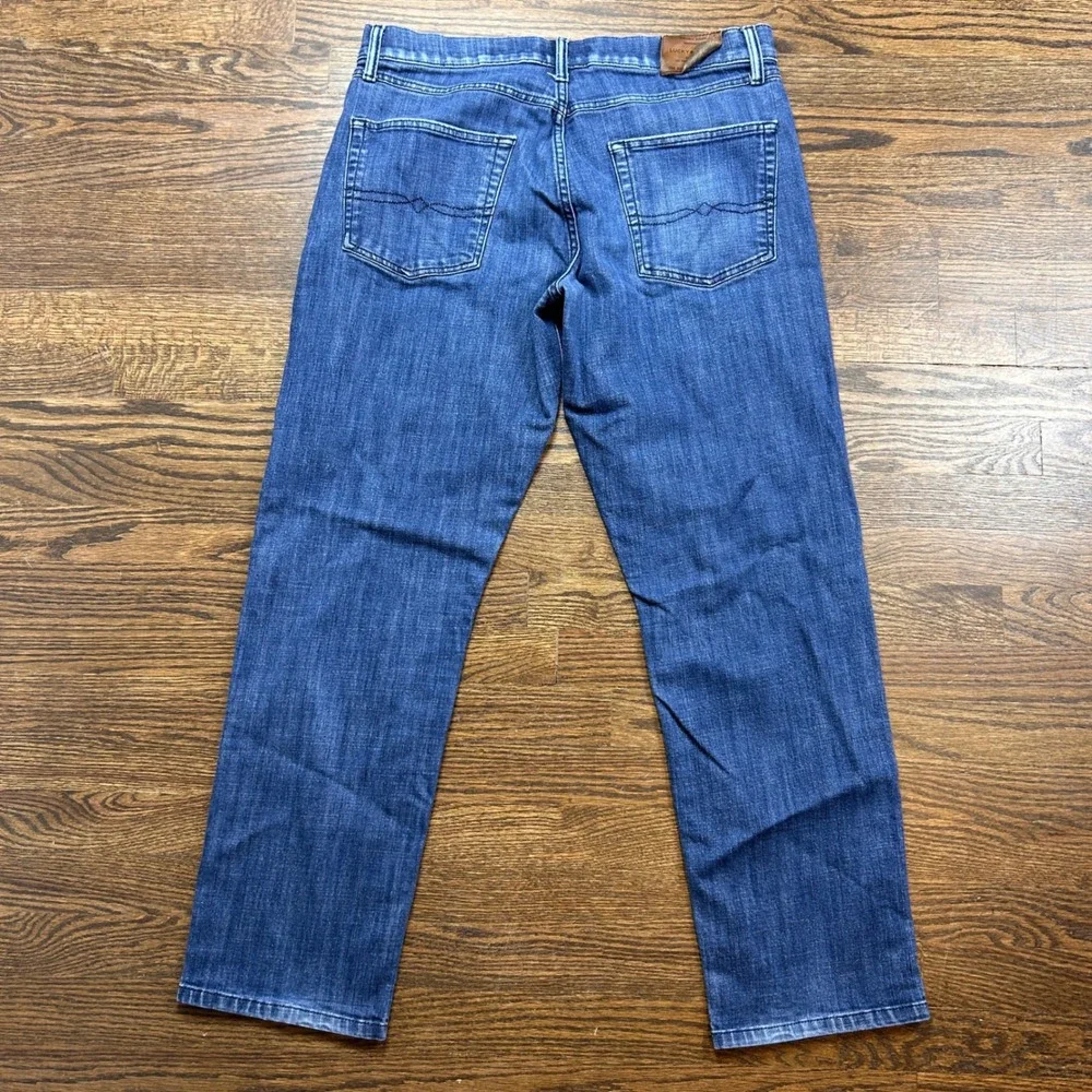 Lucky Brand 221 Straight Mens Jeans 36x32 Medium Wash Blue Denim Pants